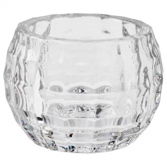 IKEA FRÖJDA Suport lumanare pastila, sticla transparenta, 6 cm