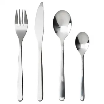 IKEA FÖRNUFT Set tacamuri, 24 piese, inox