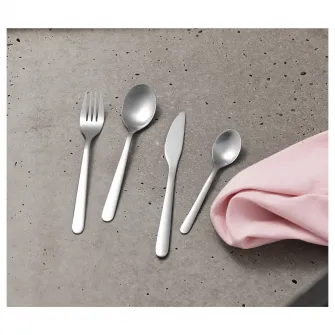 IKEA FÖRNUFT Set tacamuri, 24 piese, inox