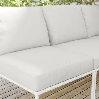 IKEA FRÖSÖN Husa perna scaun, exterior bej, 62x62 cm