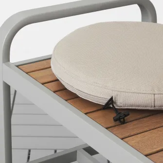 IKEA FRÖSÖN/DUVHOLMEN Perna scaun exterior, bej, 35 cm