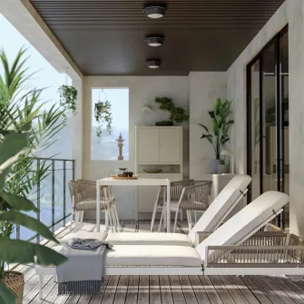 IKEA FRÖSÖN/DUVHOLMEN Perna sezlong, bej, 190x60 cm