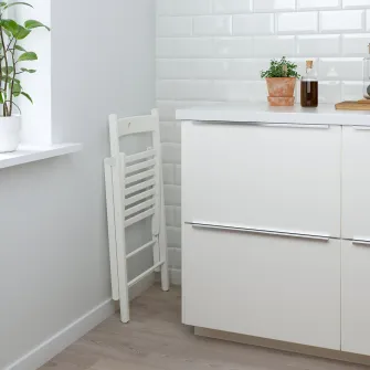 IKEA FRÖSVI Scaun pliant, alb