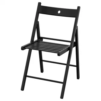 IKEA FRÖSVI Scaun pliant, negru