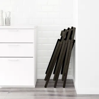 IKEA FRÖSVI Scaun pliant, negru