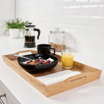 IKEA FRUKTSKAL Tava, bambus, 50x30 cm