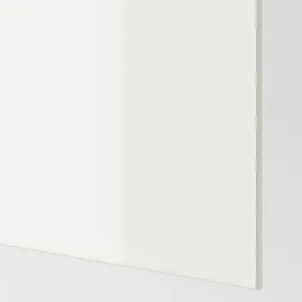 IKEA FÄRVIK 4 panouri/cadru usa glisanta, sticla alba, 100x236 cm