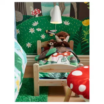 IKEA FUBBLA Aplica LED, alb