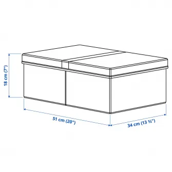 IKEA FULLSMOCKAD Cutie imbracaminte, 51x34x18 cm