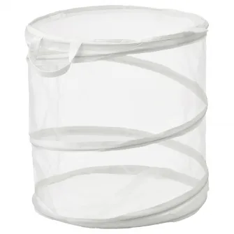 IKEA FYLLEN Cos rufe, alb, 79 l