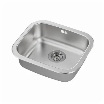 IKEA FYNDIG Chiuveta incorporata, 1 cuva, inox, 46x40 cm