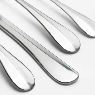 IKEA GAMMAN Set tacamuri, 24 piese, inox