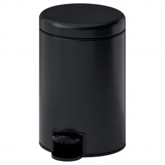 IKEA GANSJÖN Cos gunoi, negru, 3 l