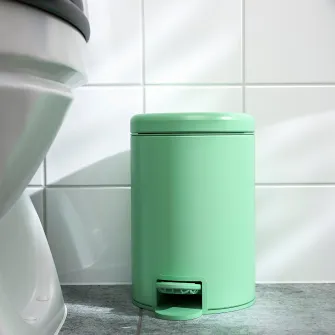 IKEA GANSJÖN Cos gunoi, verde deschis, 3 l
