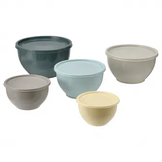 IKEA GARNITYREN Bol cu capac, 5buc, diverse culori