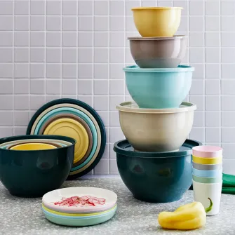 IKEA GARNITYREN Bol cu capac, 5buc, diverse culori