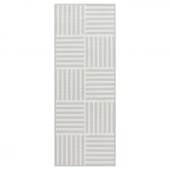 IKEA GATUSEKTION Covoras bucatarie, gri/caro, 45x120 cm