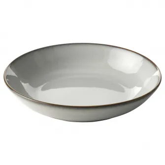 IKEA GLADELIG Farfurie adanca, gri, 21 cm