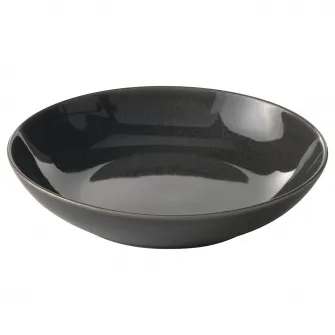 IKEA GLADELIG Farfurie adanca, gri inchis, 21 cm
