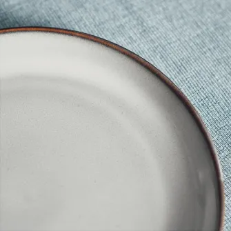 IKEA GLADELIG Farfurie aperitiv, gri, 20 cm