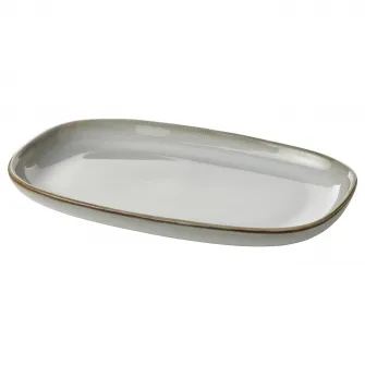 IKEA GLADELIG Farfurie, gri, 20x13 cm