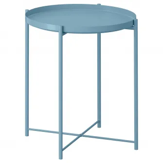 GLADOM masuta servit, bleu, 45x53 cm