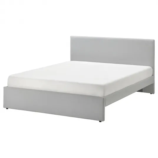 IKEA GLADSTAD Cadru pat tapitat, Kabusa gri, 160x200 cm