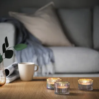 IKEA GLIMMA Lumanare pastila