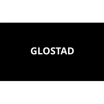 IKEA GLOSTAD Canapea 2 locuri, Knisa gri inchis