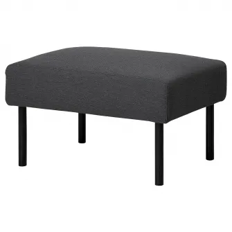 IKEA GLOSTAD Taburet, Knisa gri inchis