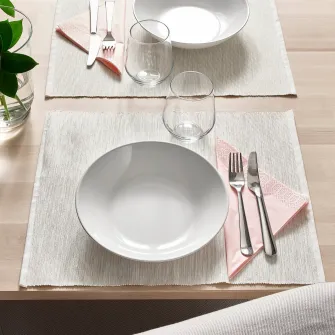 IKEA GODMIDDAG Farfurie adanca, alb, 23 cm