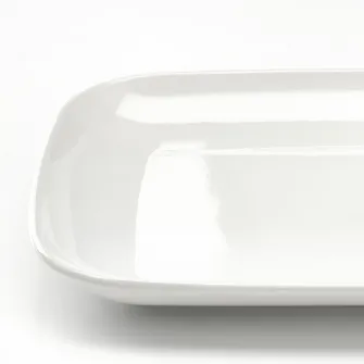 IKEA GODMIDDAG Farfurie, alb, 18x30 cm