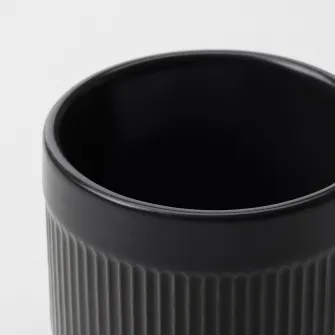 IKEA GRADVIS Ghiveci, interior/exterior negru, 6 cm