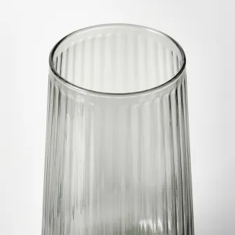 IKEA GRADVIS Vaza, gri, 19 cm