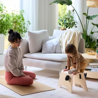GREJSIMOJS taburet copii, forma de elan