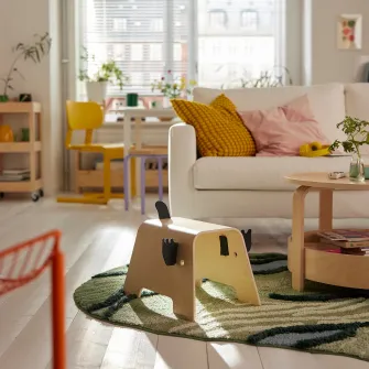 GREJSIMOJS taburet copii, forma de elan