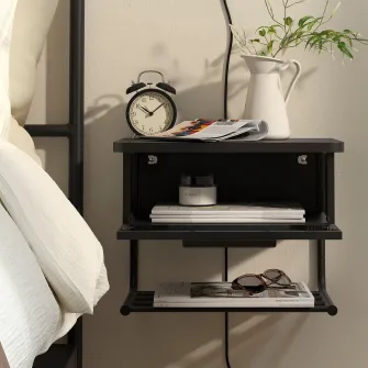 IKEA GRÅFJÄLLET Noptiera de perete, antracit, 42x29x31 cm