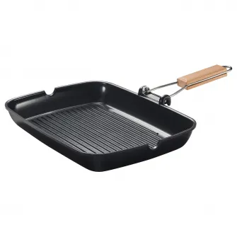 IKEA GRILLA Tigaie gratar, strat antiaderent, 36x26 cm