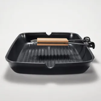 IKEA GRILLA Tigaie gratar, strat antiaderent, 36x26 cm