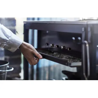 IKEA GRILLSKÄR Masca chiuveta buct/gratar crb, ext, inox, 344x61 cm
