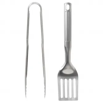 IKEA GRILLTIDER Set ustensile gratar, 2 piese, inox