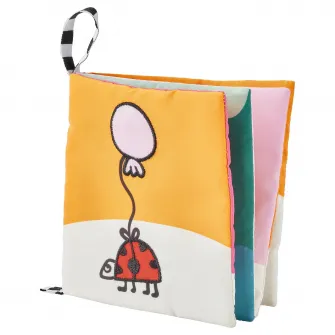 IKEA GRÖNFINK Carte-jucarie, multicolor, 14x14 cm