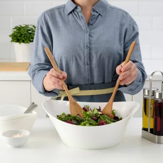 IKEA GRÖNSAKER Set 2 linguri salata, bambus