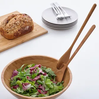 IKEA GRÖNSAKER Set 2 linguri salata, bambus