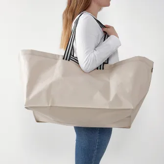IKEA GÖRSNYGG Sacosa mare, bej deschis, 57x37x39 cm/71 l