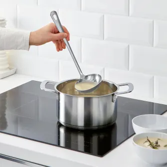 IKEA GRUNKA Set 4 ustensile bucatarie, inox
