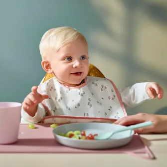 IKEA GULDVÄVARE Baveta, verde/alb