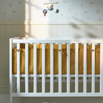 IKEA GULDVÄVARE Protectie patut, galben inchis, 60x120 cm