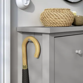 GULLABERG dulap pantofi cu 4 compartimente, gri, 105x22x107 cm