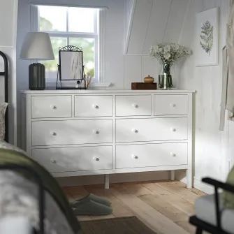 GULLABERG mobilier dormitor, set 3 piese, alb, 90x200 cm